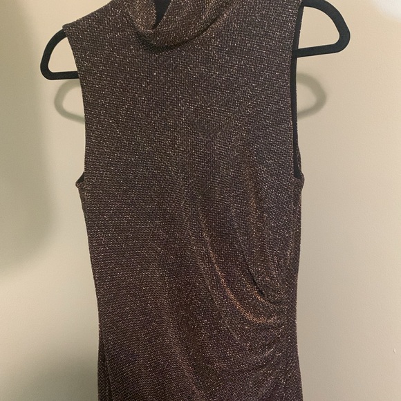 Ralph Lauren long gown with gold sparkles- size 10 - Picture 4 of 8